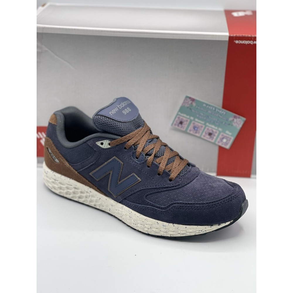 New Balance 988 Fresh Foam Suede Men's 9 Navy New Without Box